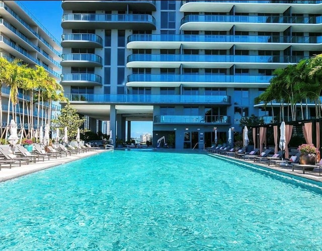 view of pool
