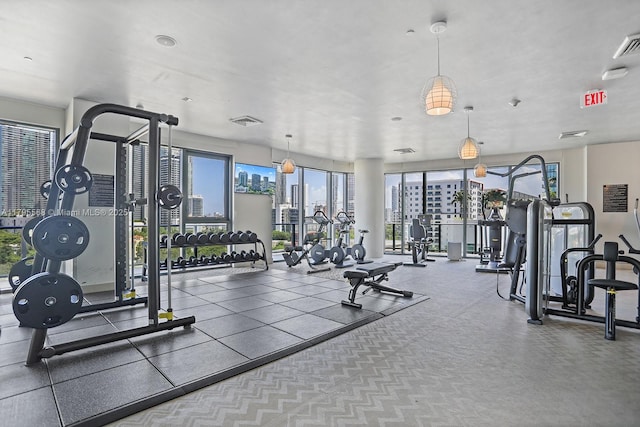 121 NE 34th St Unit L601, Miami, FL 33137 - view of exercise room