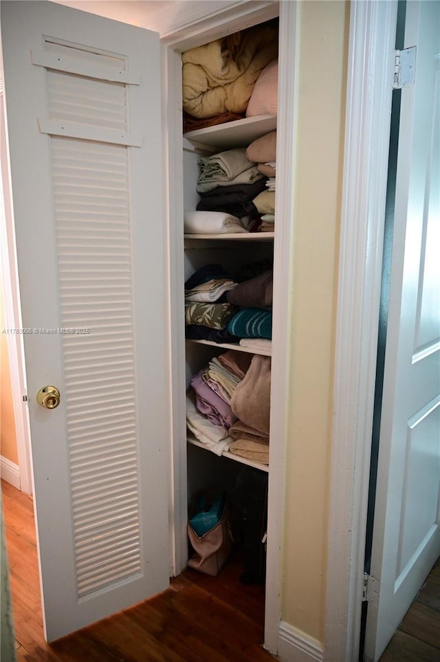 view of closet