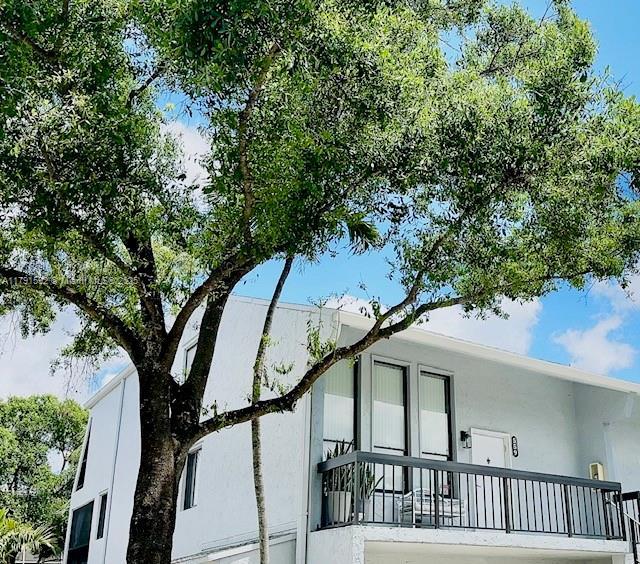 view of home's exterior featuring stucco siding