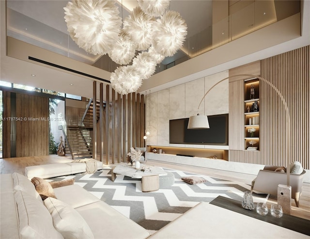 interior space featuring stairway