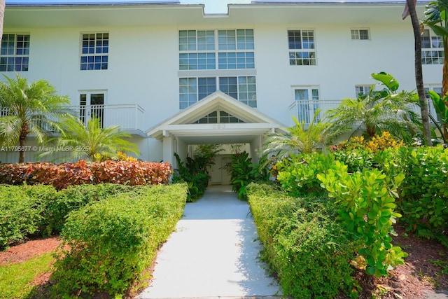 view of property