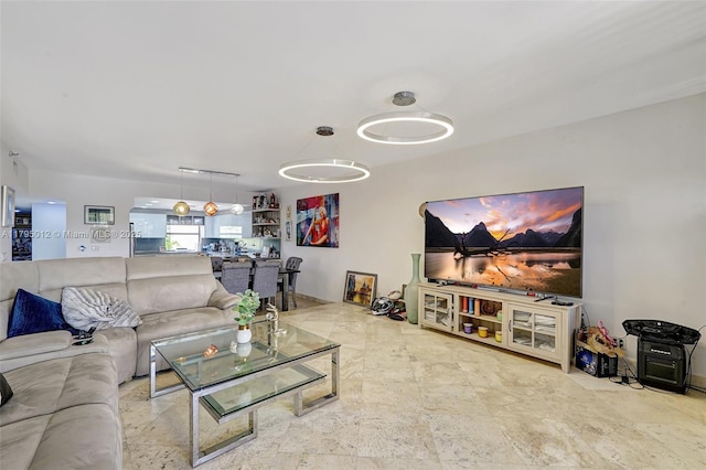 view of living area