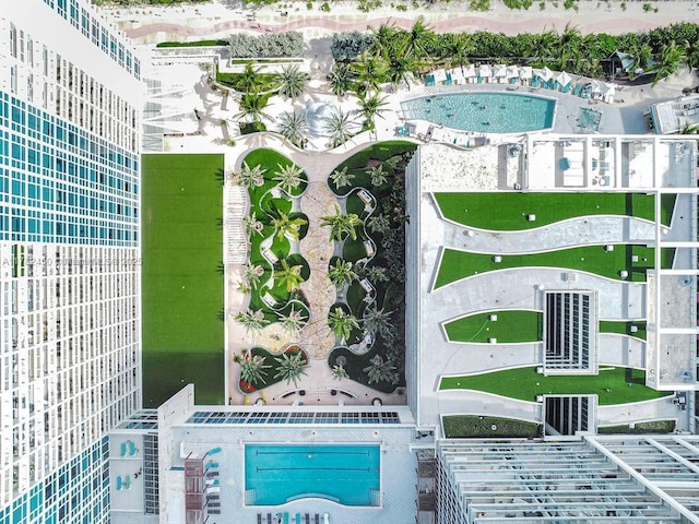 drone / aerial view