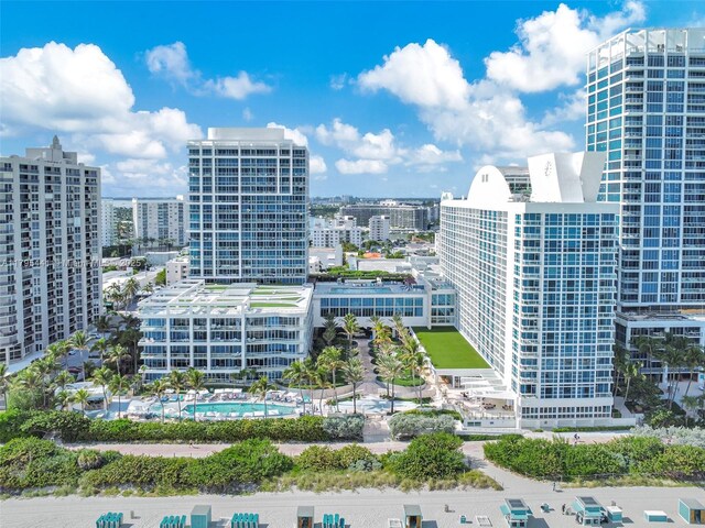 6801 Collins Ave Unit 605, Miami Beach, FL 33141 - view of urban area with a pool