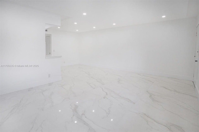 13250 SW 7th Ct Unit 204L, Pembroke Pines, FL 33027 - unfurnished room featuring recessed lighting and marble finish floors