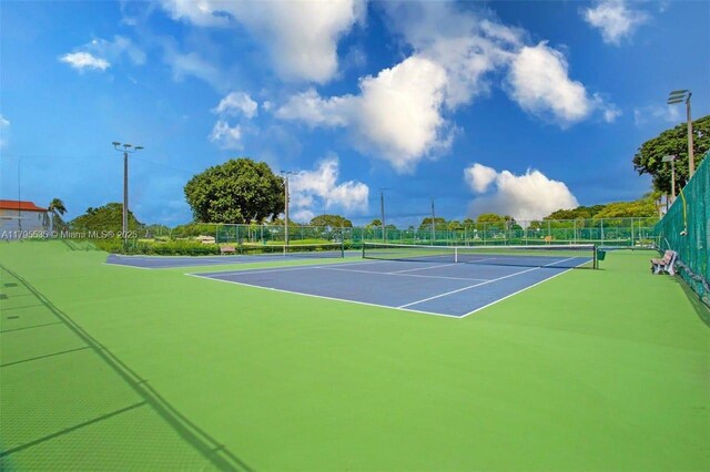 13250 SW 7th Ct Unit 204L, Pembroke Pines, FL 33027 - view of tennis court featuring fence