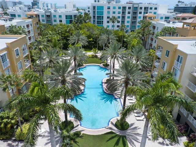 125 Jefferson Ave Unit 113, Miami Beach, FL 33139 - pool featuring a city view