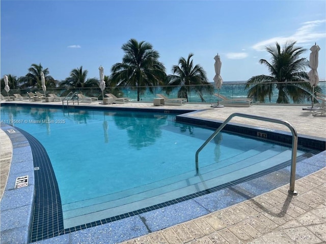 view of pool