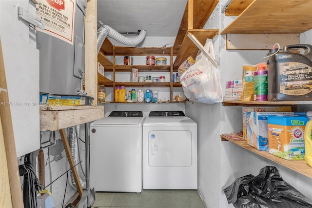 laundry area featuring laundry area and independent washer and dryer
