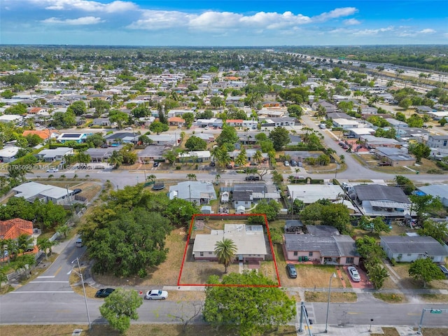 drone / aerial view featuring a residential view