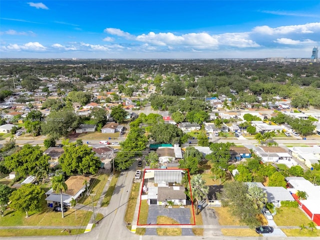 6645 Raleigh St, Hollywood, FL 33024 - drone / aerial view featuring a residential view