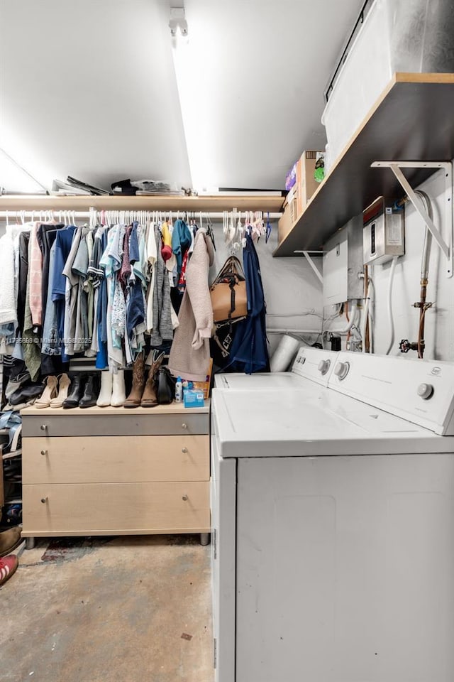 6645 Raleigh St, Hollywood, FL 33024 - laundry room featuring separate washer and dryer and laundry area