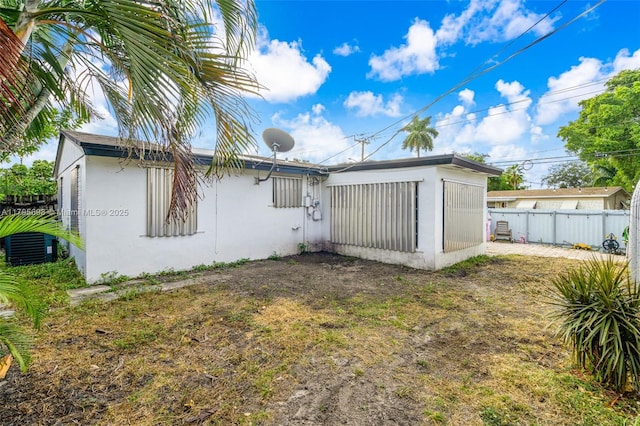 6645 Raleigh St, Hollywood, FL 33024 - exterior space with fence and stucco siding