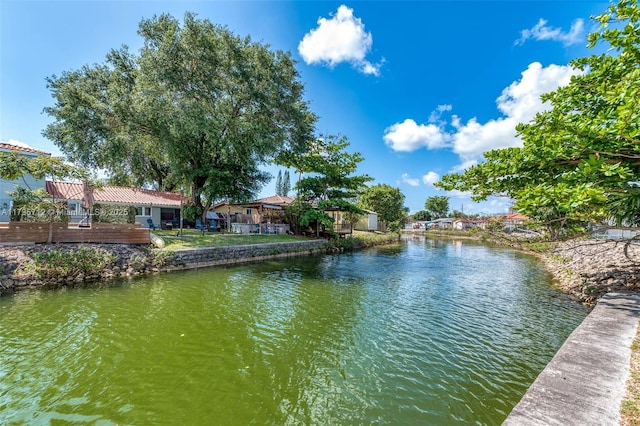 property view of water