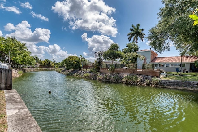 property view of water