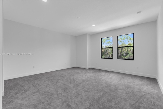 8215 Crystal Downs Ave, Boca Raton, FL 33434 - carpeted empty room featuring recessed lighting and baseboards