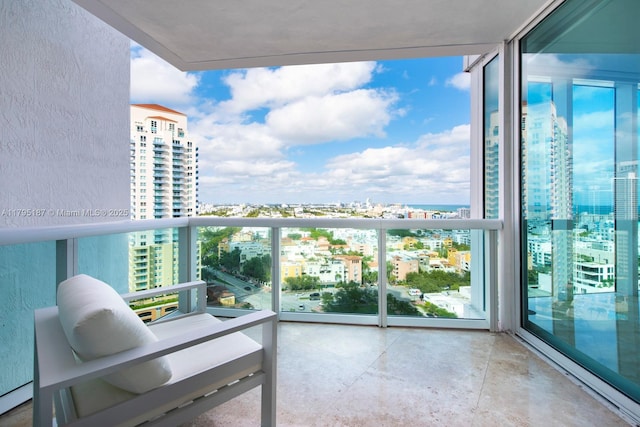 1000 S Pointe Dr Unit 1903, Miami Beach, FL 33139 - balcony with a city view