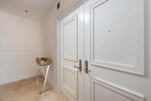 1000 S Pointe Dr Unit 1903, Miami Beach, FL 33139 - interior space featuring baseboards and visible vents