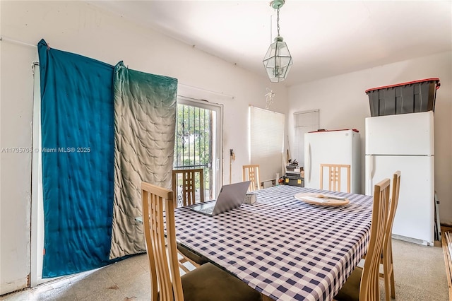 view of dining space