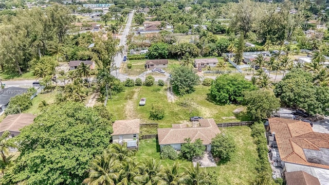 bird's eye view featuring a residential view