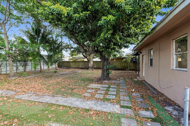 4241 W 1st Ave, Hialeah, FL 33012 - view of yard featuring a fenced backyard