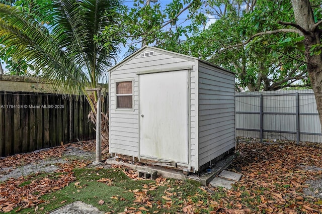 4241 W 1st Ave, Hialeah, FL 33012 - view of shed with a fenced backyard