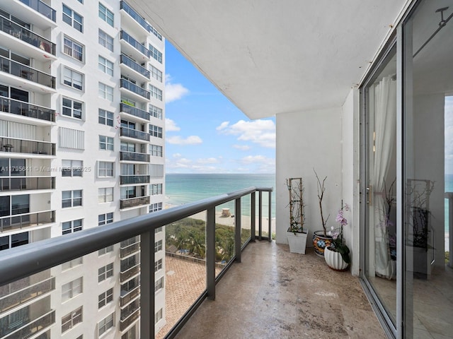 6039 Collins Ave Unit 1015, Miami Beach, FL 33140 - balcony with a water view