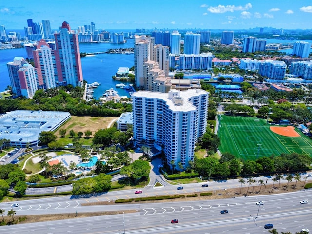 3300 NE 191st St Unit 07, Aventura, FL 33180 - bird's eye view of a view of skyline and a large body of water