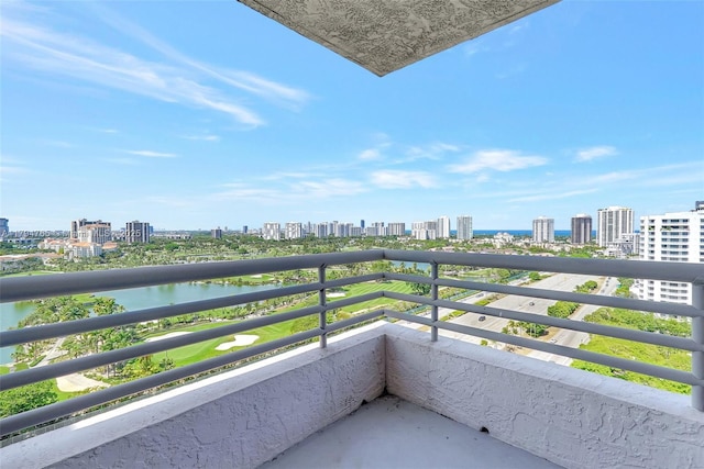 3300 NE 191st St Unit 07, Aventura, FL 33180 - balcony with a skyline view