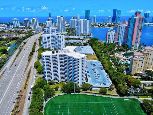 3300 NE 191st St Unit 07, Aventura, FL 33180 - view of urban area with a main thoroughfare and a nearby body of water