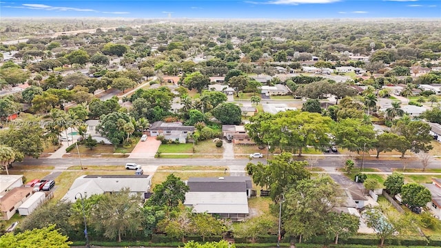 birds eye view of property featuring a residential view