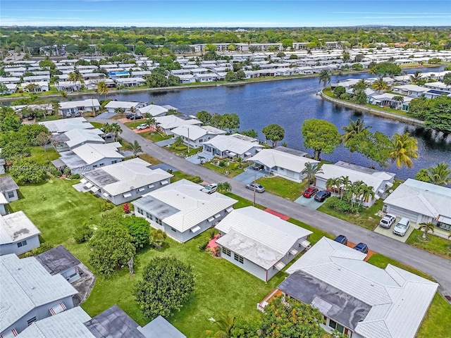 5803 NW 84th Ave, Tamarac, FL 33321 - aerial view featuring a residential view and a water view