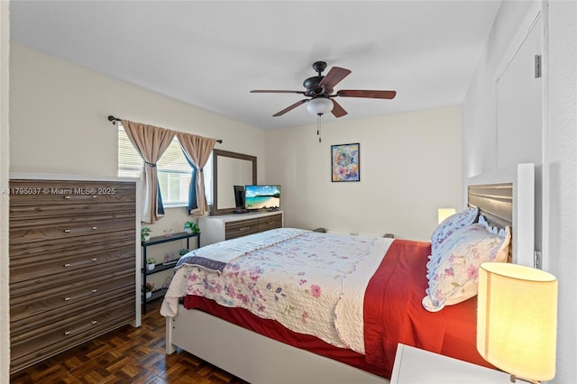5803 NW 84th Ave, Tamarac, FL 33321 - bedroom with a ceiling fan