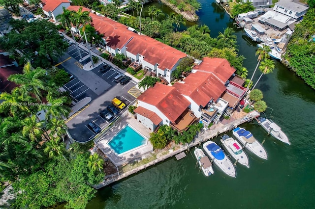 1901 NW S River Dr Unit 14-B, Miami, FL 33125 - bird's eye view of a large body of water and a pool