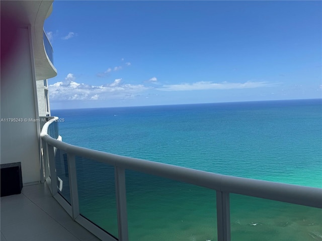 property view of water