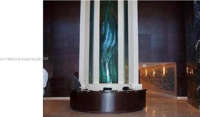 view of reception area