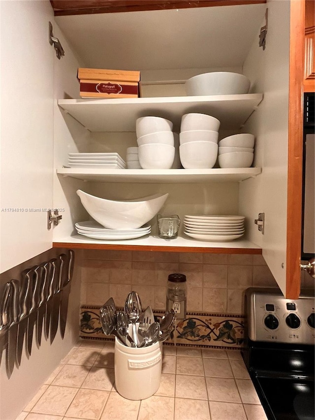 401 Ocean Dr Unit 324, Miami Beach, FL 33139 - kitchen view of open shelves