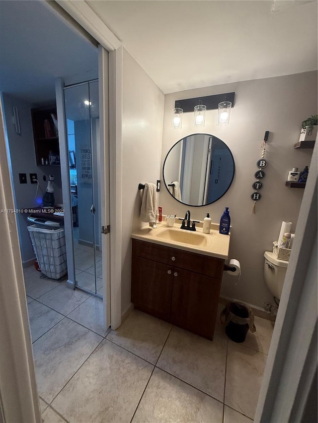 401 Ocean Dr Unit 324, Miami Beach, FL 33139 - bathroom featuring vanity and tile patterned floors