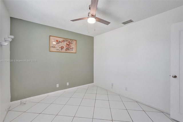 7618 NW 88th Cir, Tamarac, FL 33321 - empty room with a ceiling fan and baseboards