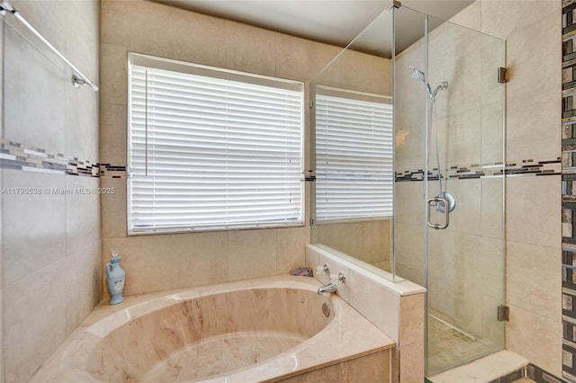 7618 NW 88th Cir, Tamarac, FL 33321 - bathroom with a bath and a shower stall