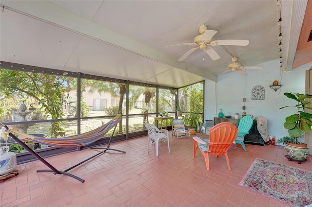7618 NW 88th Cir, Tamarac, FL 33321 - sunroom / solarium with ceiling fan