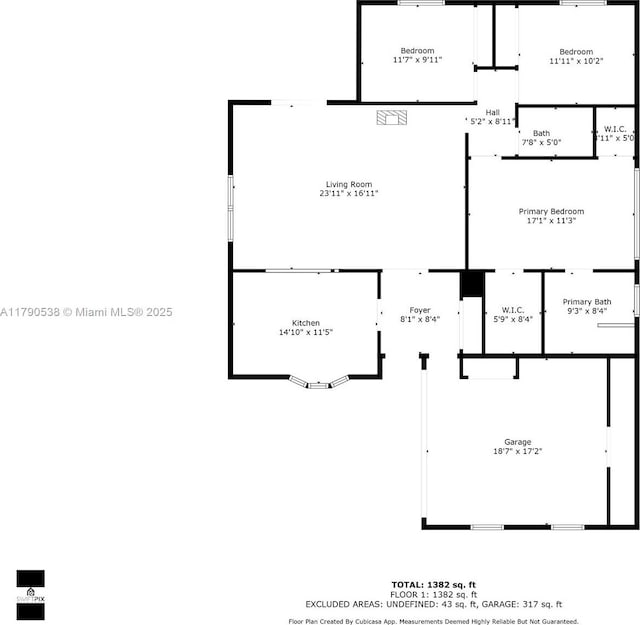 7618 NW 88th Cir, Tamarac, FL 33321 - home floor plan