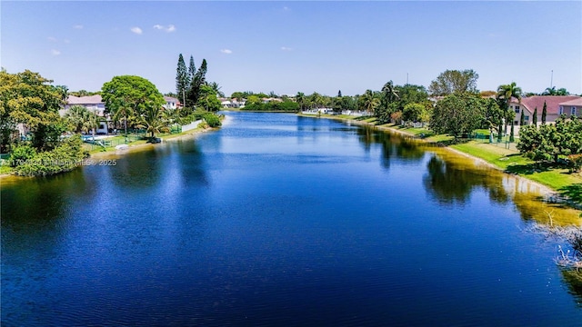 property view of water