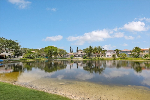 water view featuring a residential view