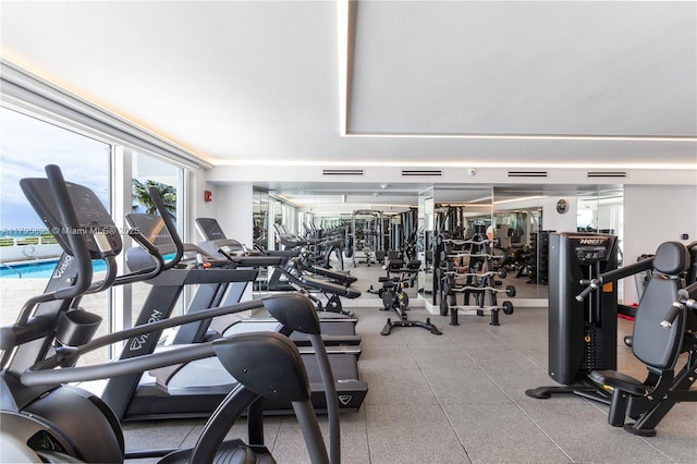 345 Ocean Dr Unit 904, Miami Beach, FL 33139 - view of gym