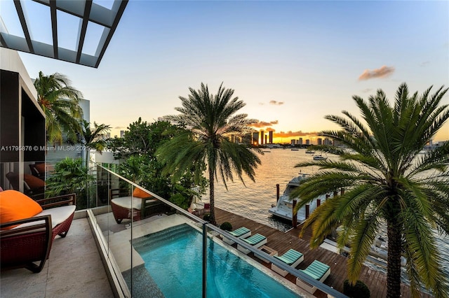 view of pool