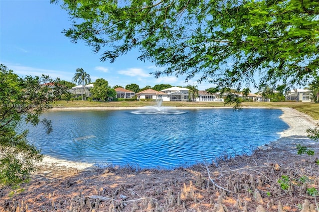 water view with a residential view