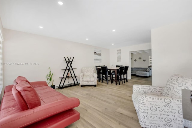 7295 W 14th Ct, Hialeah, FL 33014 - living room with light wood-style floors and recessed lighting