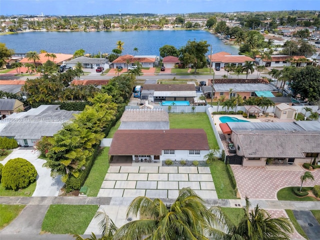 7295 W 14th Ct, Hialeah, FL 33014 - aerial perspective of suburban area with a large body of water